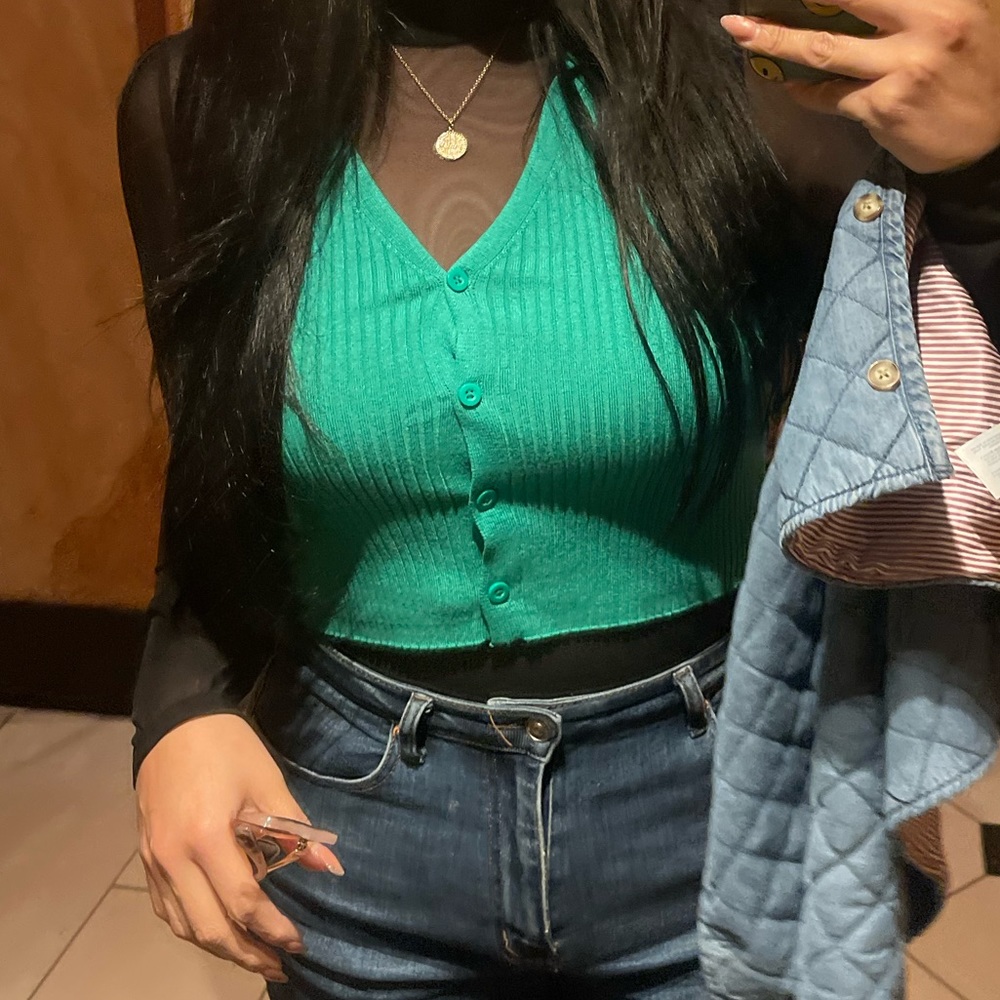 Green over top
